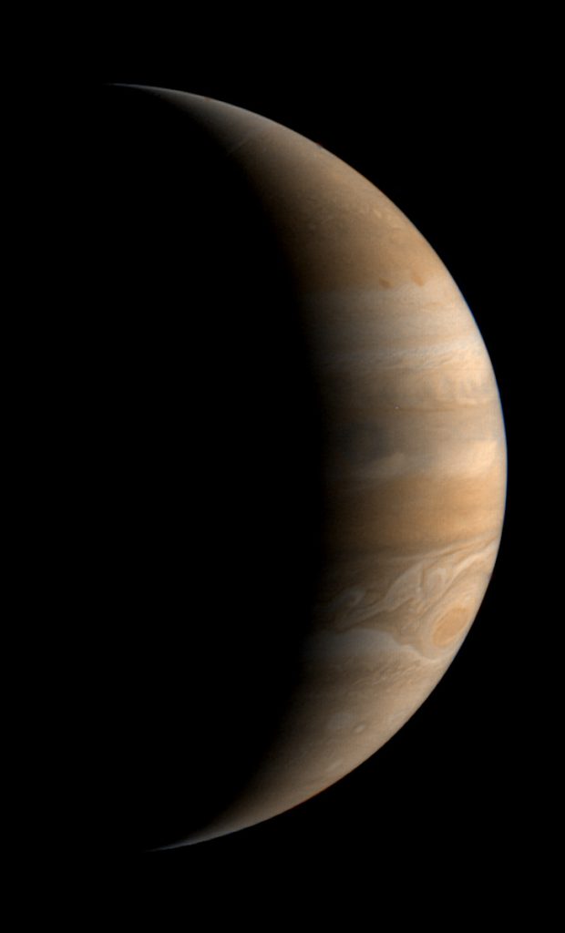 ボイジャー1号がとらえた 三日月形 の木星 アストロピクス