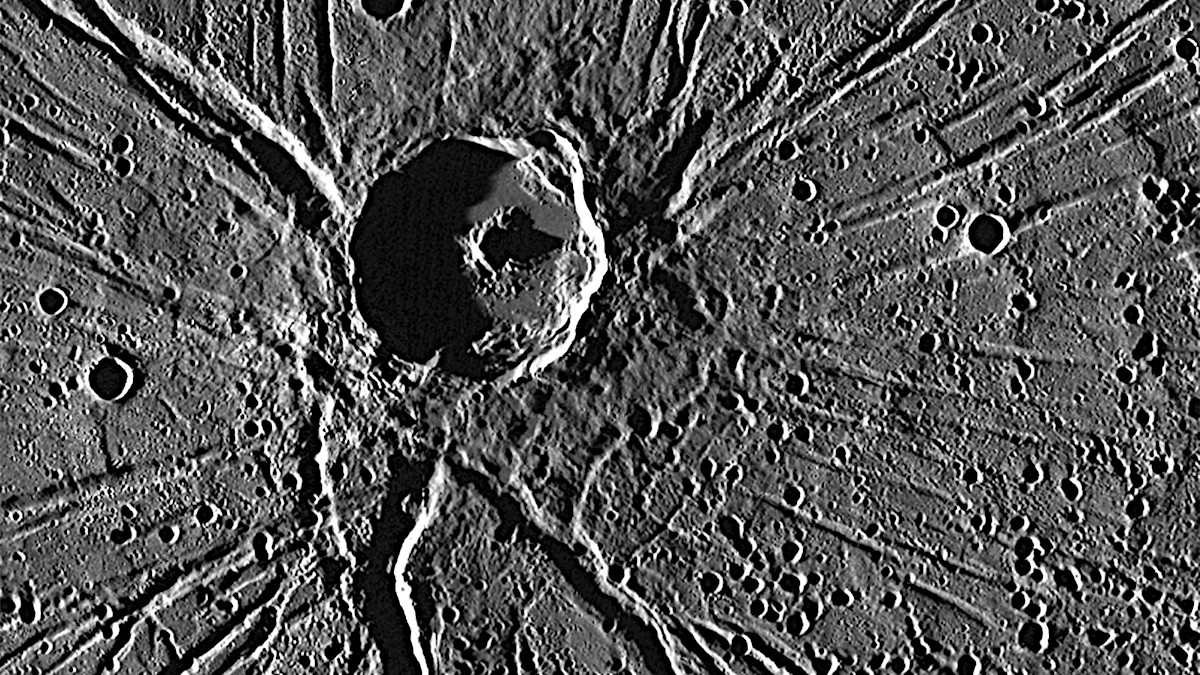 水星にある スパイダー と呼ばれる地形 アストロピクス