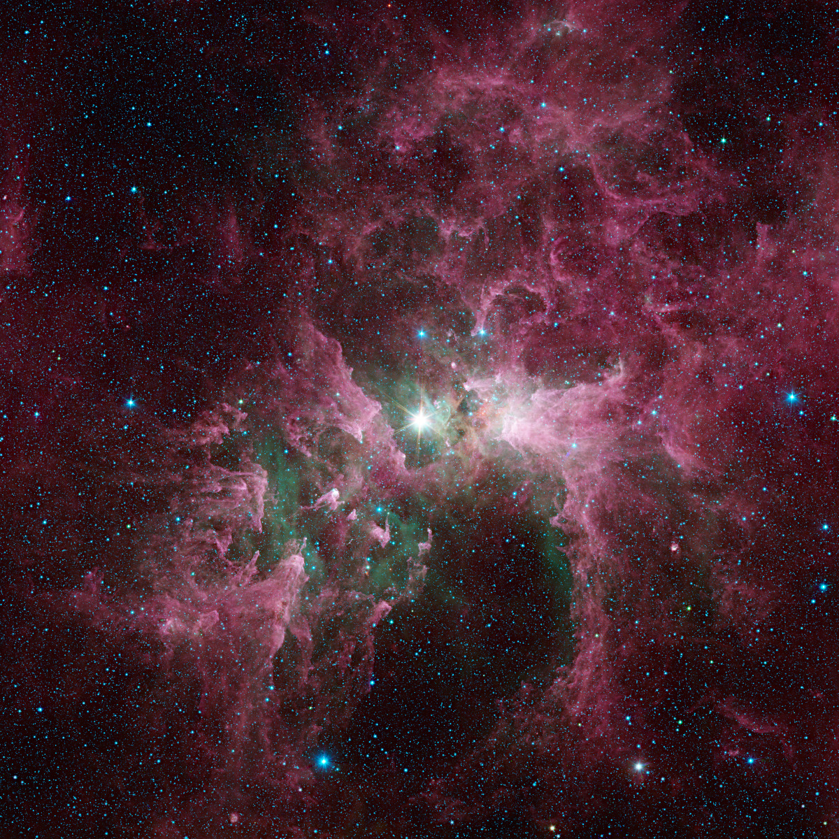 赤外線でみたカリーナ星雲 アストロピクス