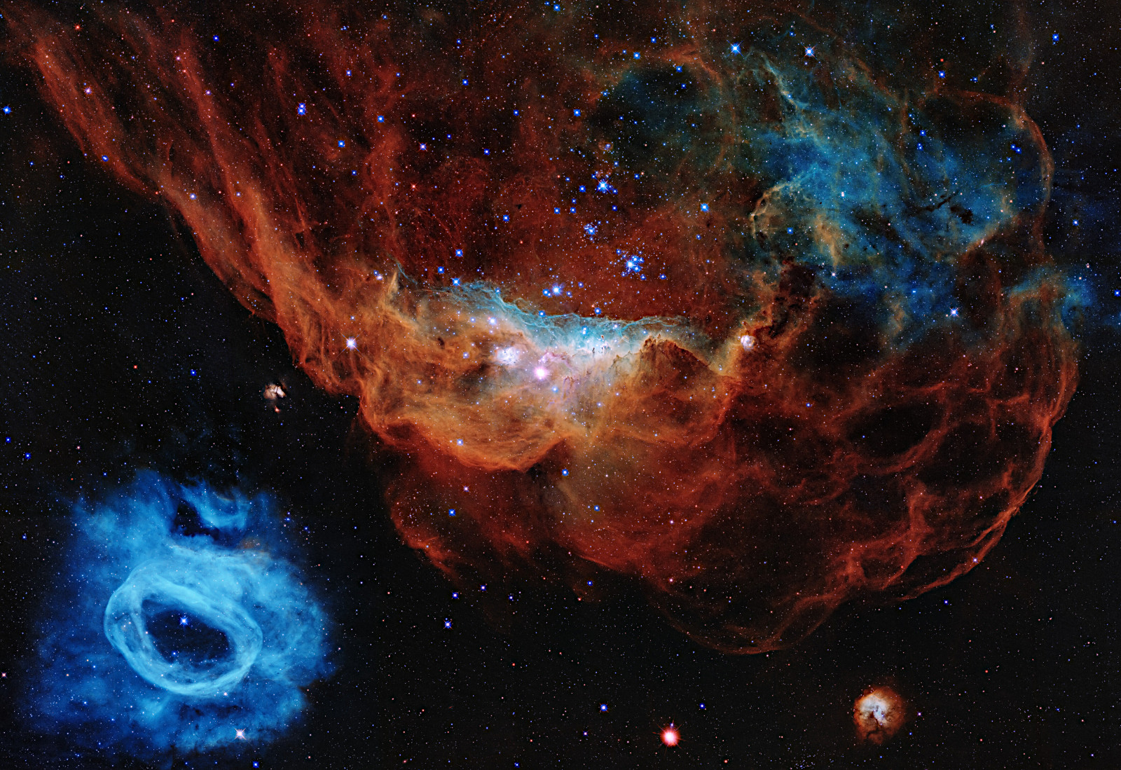 ハッブル打ち上げ30周年記念画像が公開 大マゼラン銀河の星形成領域 アストロピクス