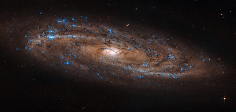 おおぐま座の渦巻銀河NGC 4100