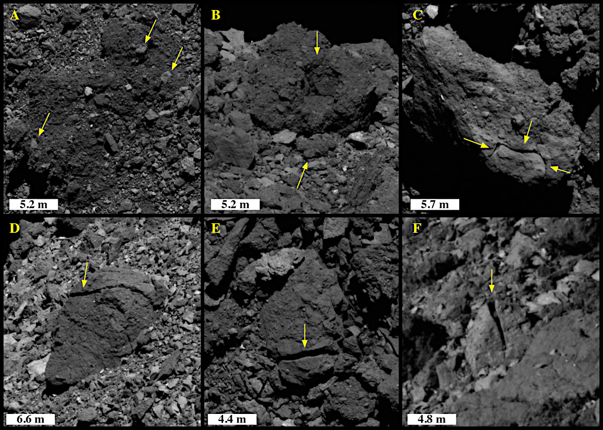 昼夜の温度差が小惑星の岩石を破壊 オシリス レックスが初発見 アストロピクス