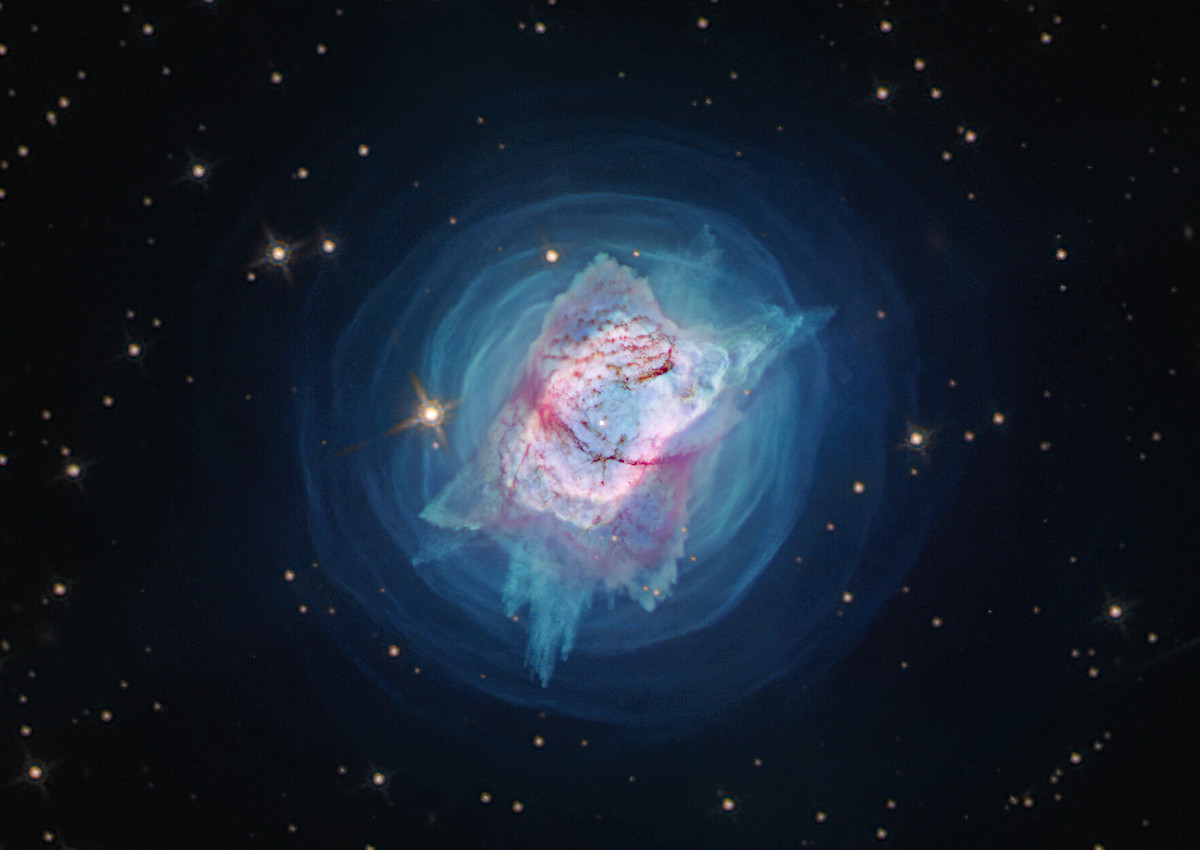 ハッブルがとらえた惑星状星雲ngc 7027の最新画像 アストロピクス