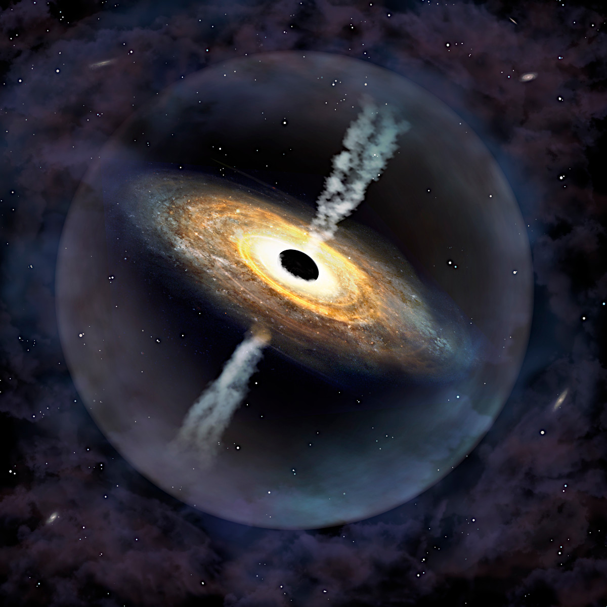 初期宇宙でモンスター ブラックホールを発見 アストロピクス