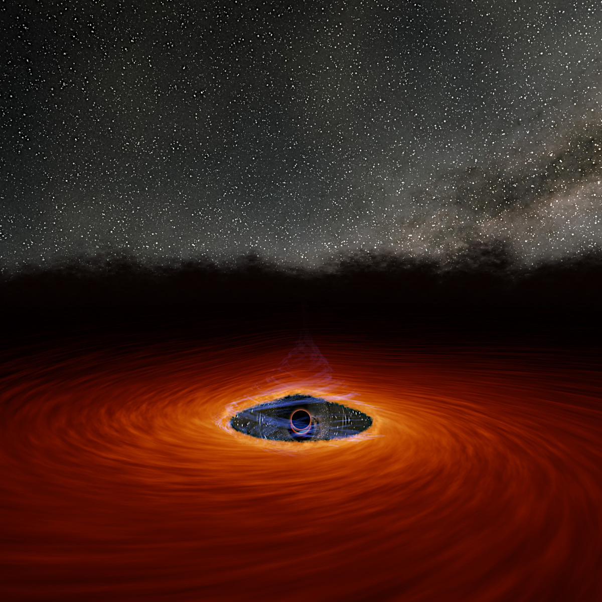 ブラックホール コロナからのx線がほぼ消失 破壊された逃走星が原因か アストロピクス