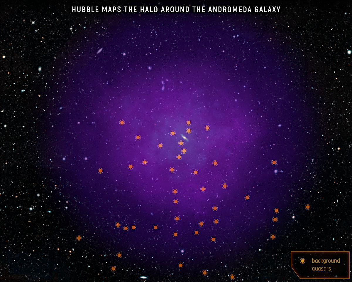 アンドロメダ銀河のハローは130万光年以上広がっていた アストロピクス