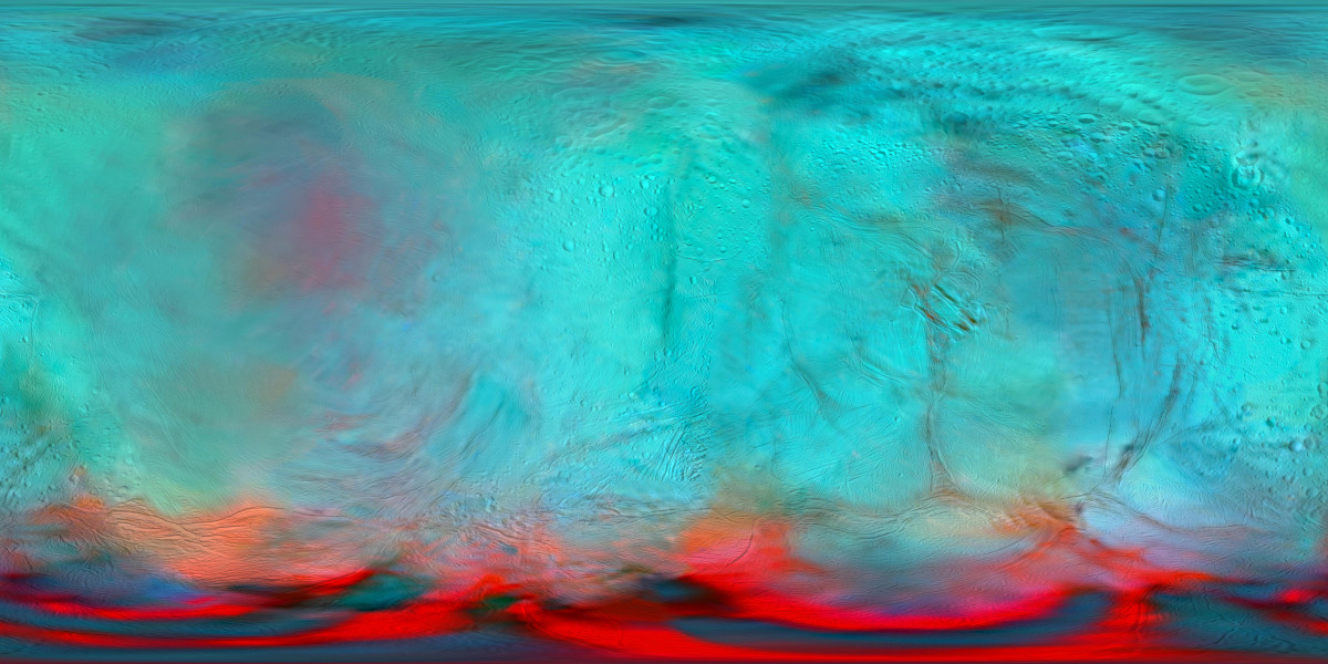 エンケラドス表面の新鮮な氷の存在を示す全球マップ アストロピクス