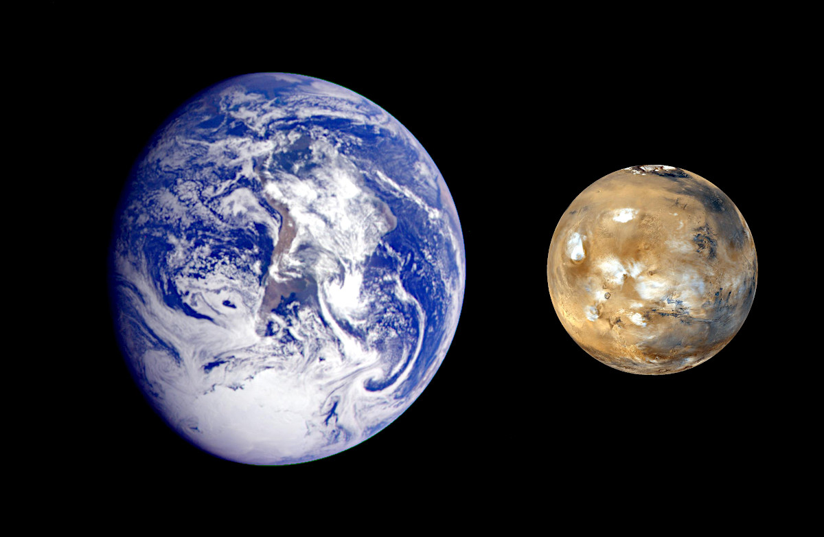 地球と火星 さまざまな数値を比べてみた アストロピクス