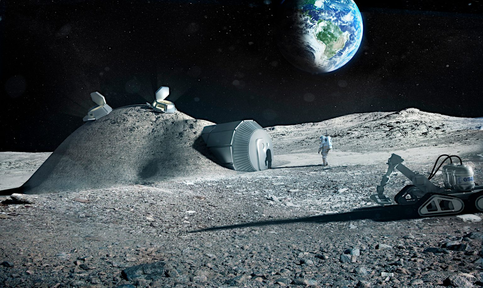 月面のレゴリスから酸素を取り出す技術開発が進行中
