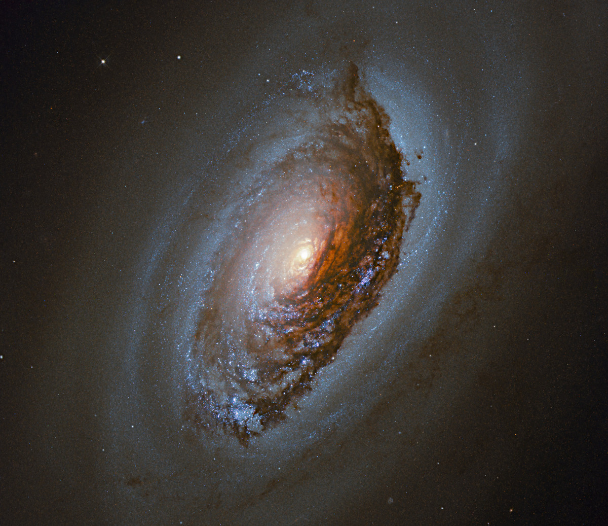 ハッブル宇宙望遠鏡がとらえた 黒眼銀河 アストロピクス