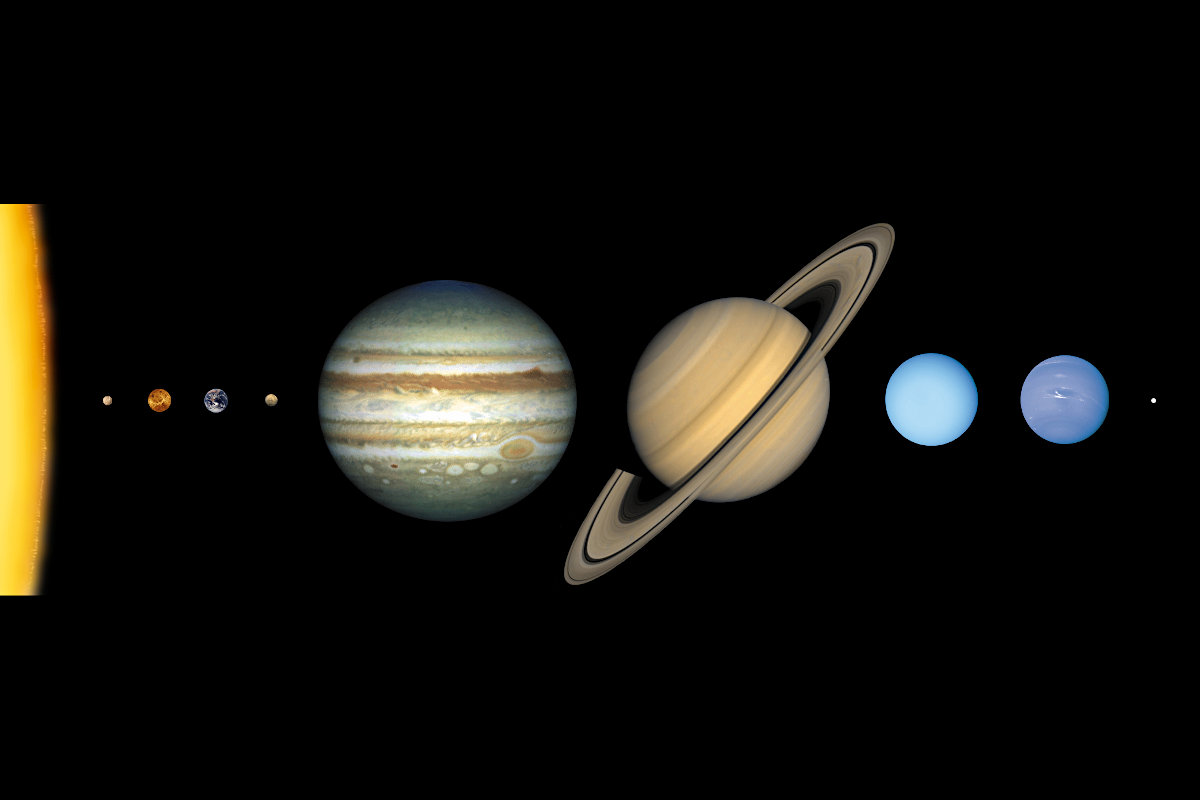 太陽系の惑星の大きさ比較 アストロピクス