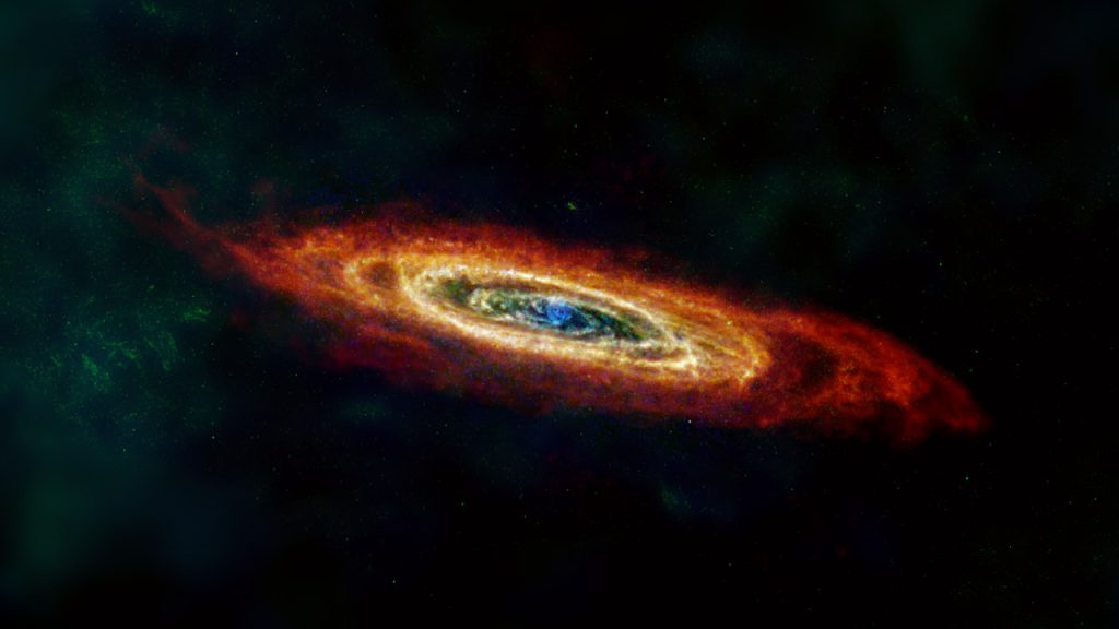 Image Credit: ESA/NASA/JPL-Caltech/GBT/WSRT/IRAM/C. Clark (STScI)