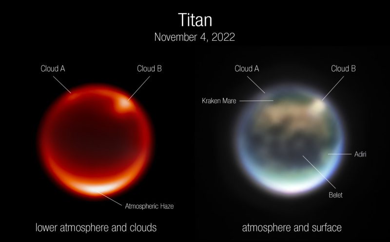 Image Credit: NASA, ESA, CSA, A. Pagan (STScI). SCIENCE: JWST Titan GTO Team.