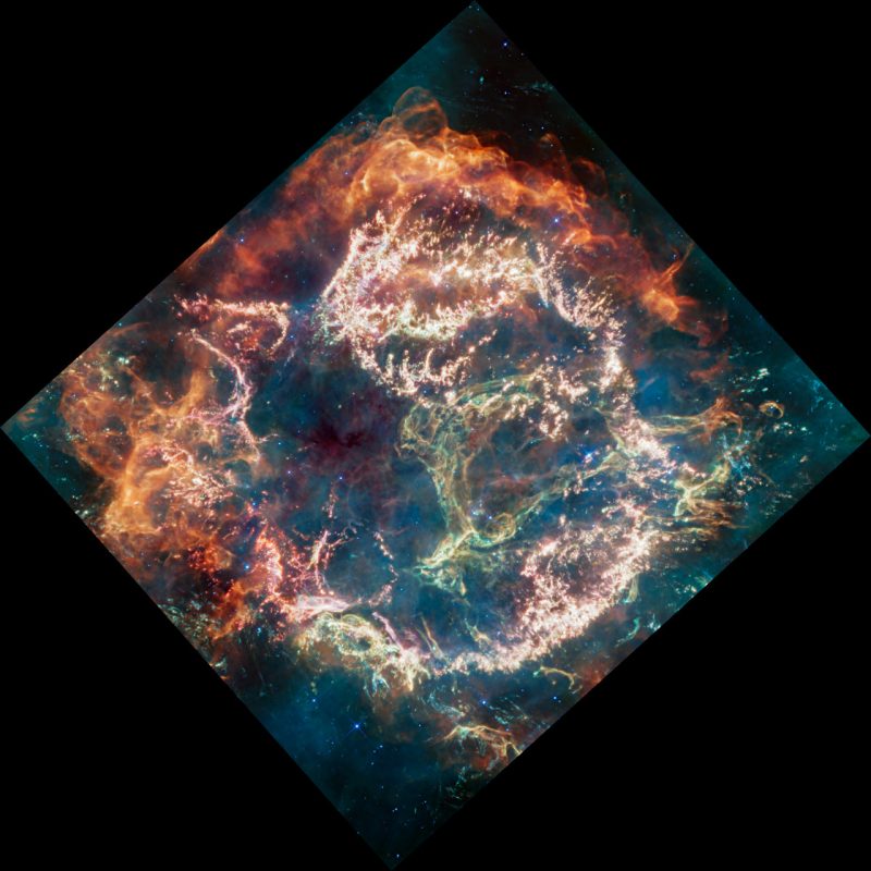 Image Credit: NASA, ESA, CSA, D. Milisavljevic (Purdue University), T. Temim (Princeton University), I. De Looze (UGent), J. DePasquale (STScI)