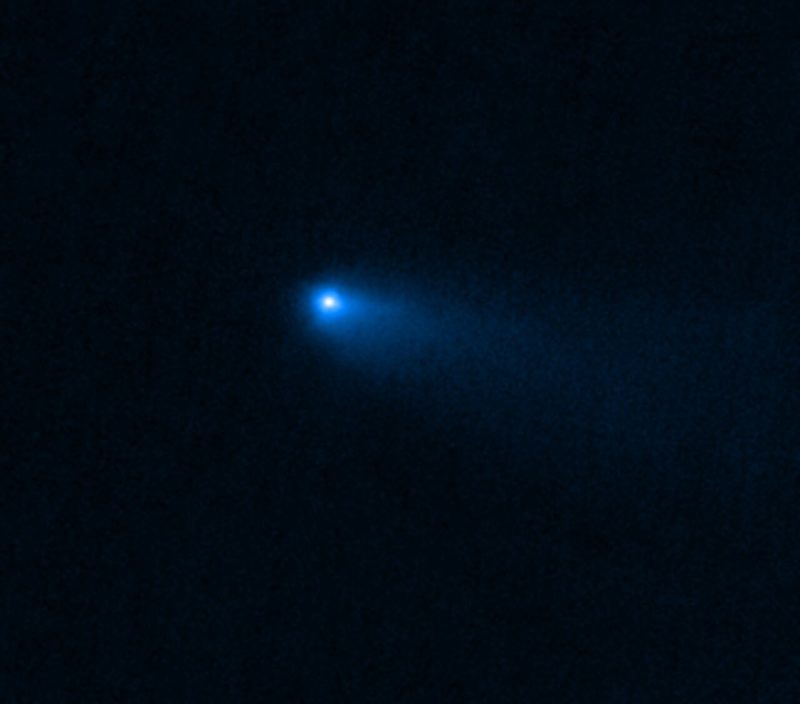 ジェイムズ・ウェッブ宇宙望遠鏡がNIRCam（近赤外線カメラ）でとらえたリード彗星。Image Credit: NASA, ESA, CSA, M. Kelley (University of Maryland), H. Hsieh (Planetary Science Institute), A. Pagan (STScI)